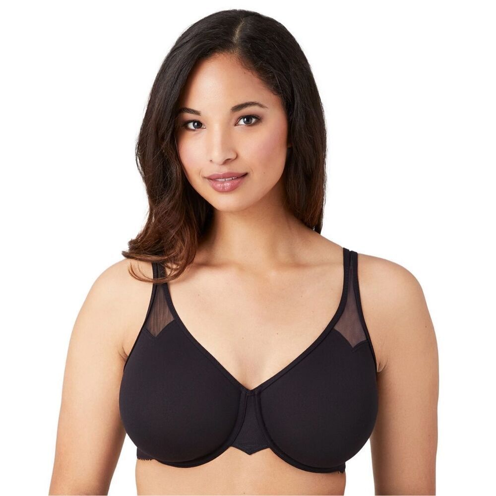 WACOAL Body by Wacoal Seamless Underwire Bra Black size 36DDD